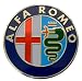 Alfa Romeo Large Thin Embossed Aluminum Emblem Logo Badge Crest Shield for Hood Trunk Fender New Rare