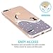 JAHOLAN iPhone 7 Plus Case, iPhone 8 Plus Case Amusing Whimsical Design Clear TPU Soft Case Rubber Silicone Skin Cover for iPhone 7 Plus iPhone 8 Plus - Penguin Fly