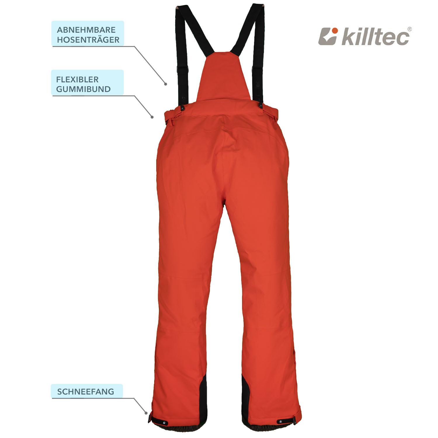 Killtec Herren Skianzug Größe - Skijacke und Skihose - mit 10.000 mm Wassersäule - wasserdicht, winddicht, atmungsaktiv