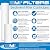 Applied Membranes Inc. 3-Stage Whole-House Water Filter Cartridge Replacements, 20-Inch Carbon and Sediment Filter Cartridges