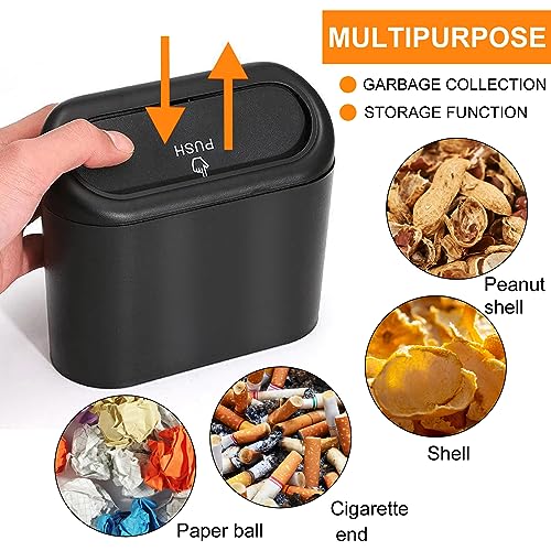 GZhaimai 2 PCS Pattumiera per Auto, Multifunzione