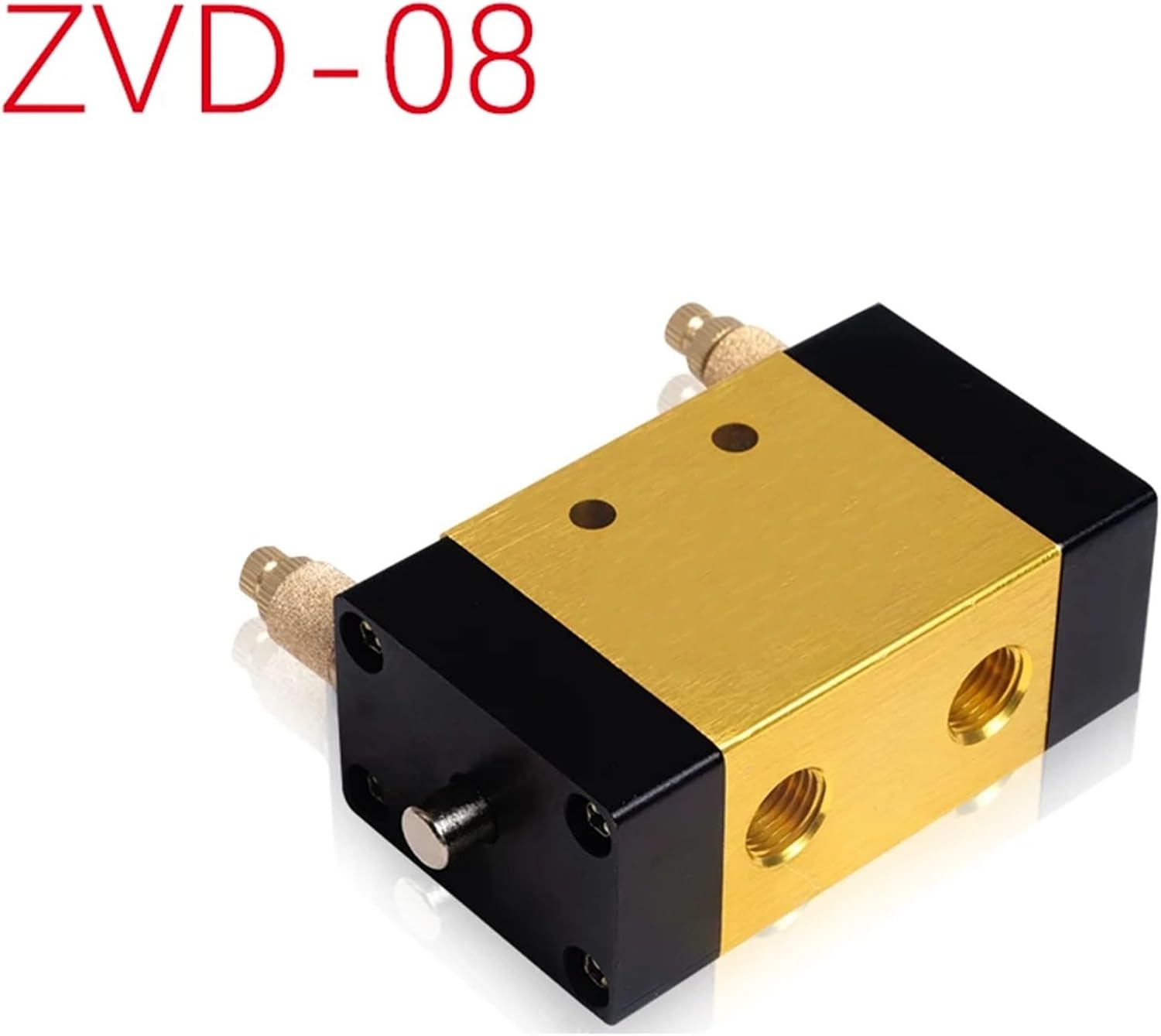 1 pcs ZDV-08 Pneumatic Switch Air Valve Cylinder Switch Automatic Reciprocating Speed Control Reversing Valve(with 8mm Fitting)