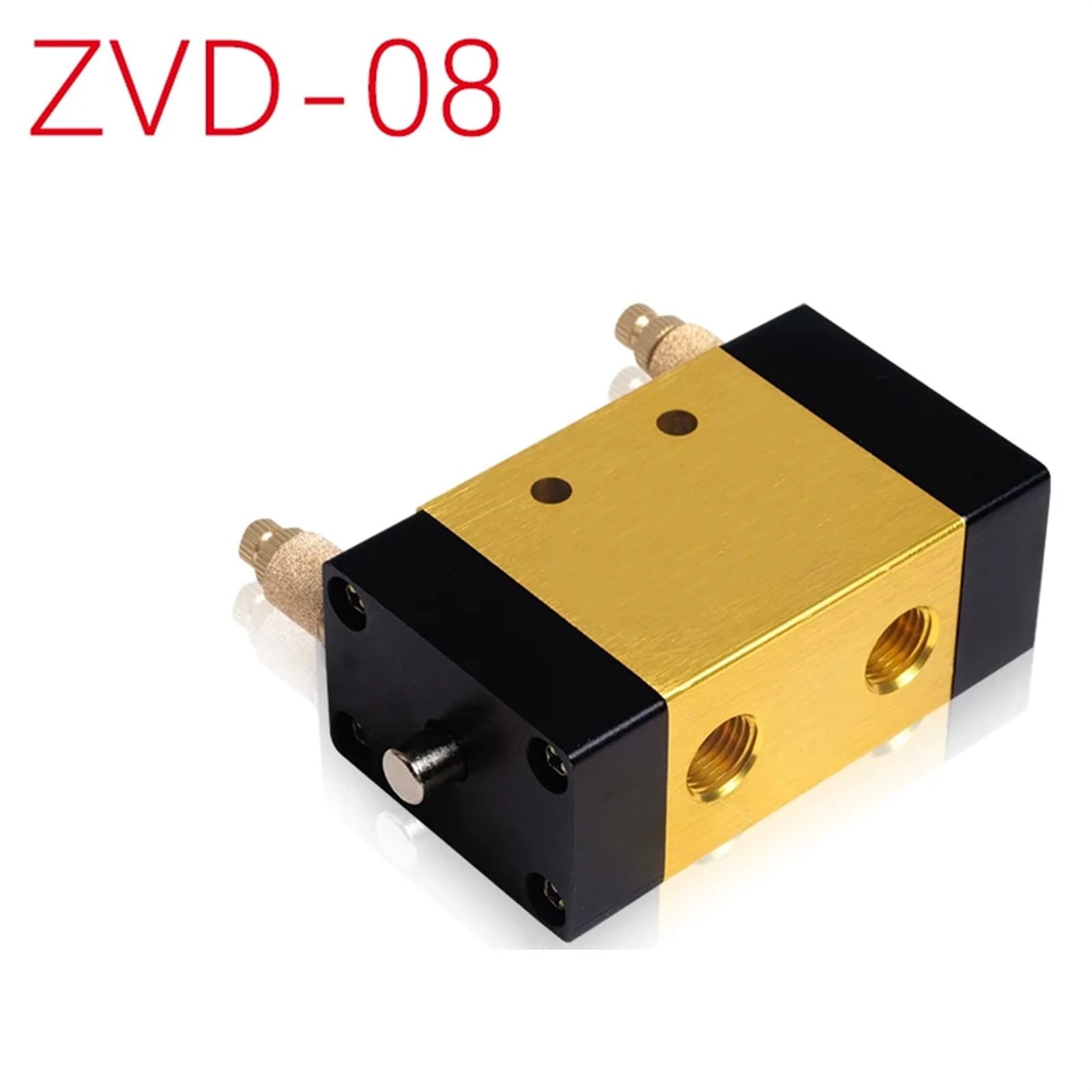 ZDV-08 przełącznik pneumatyczny do zaworu powietrza, przełącznik cylindryczny, automatyczny zawór zwrotny do regulacji prędkości (z złączką 6 mm)