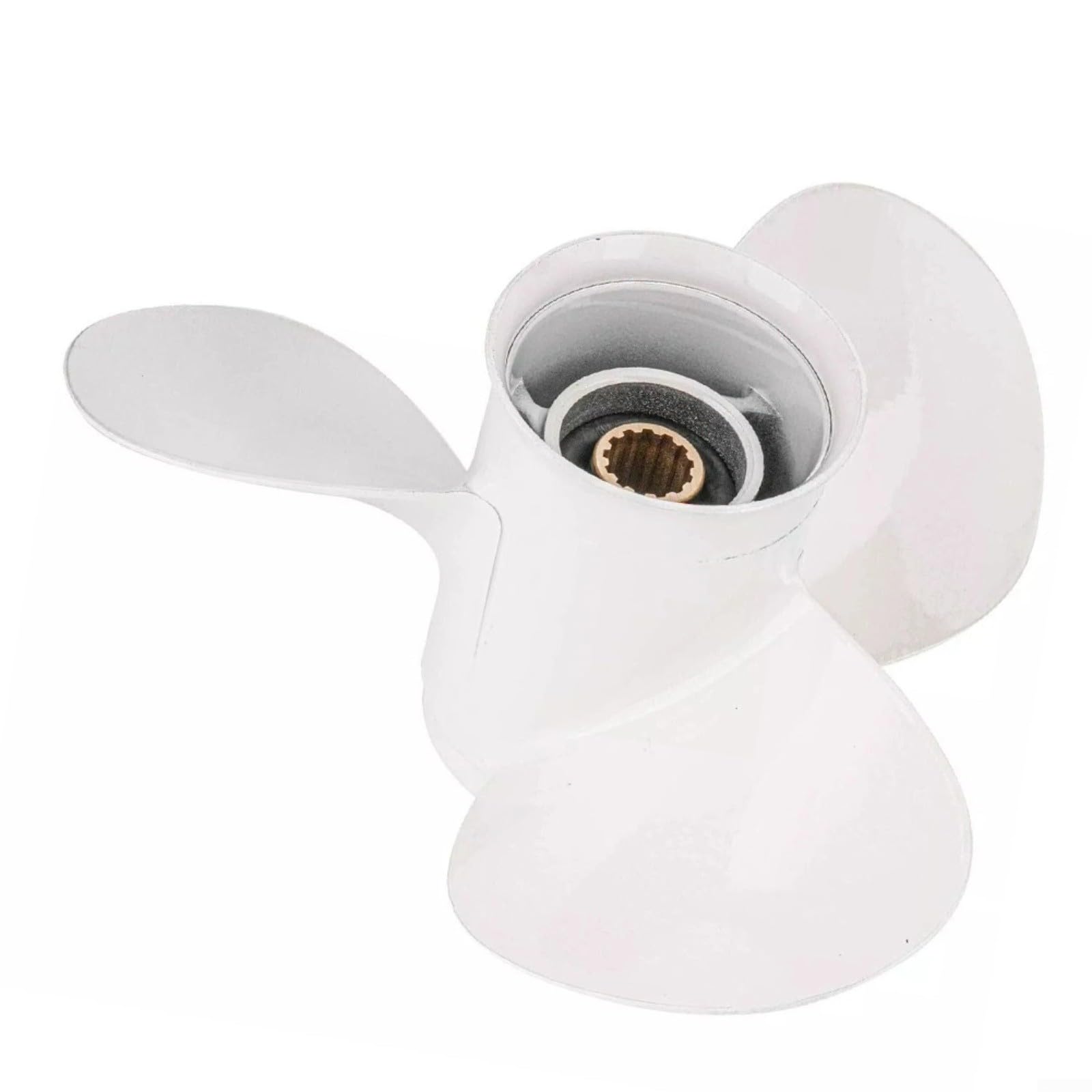 13-1/2x15 3-Blatt-Boot-Propeller 15 für Außenborder 50-130HP ersetzt 6E5-45947-00-EL Aluminiumlegierung beständig für Meeresangeln