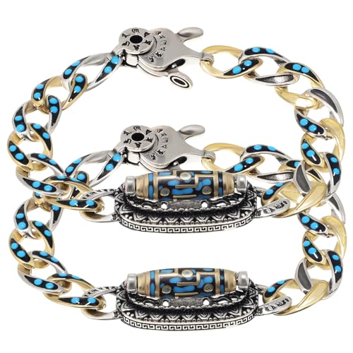 Bracelet Tibétain en Cuivre et Turquoise Beaupretty | Bijou Artisanal Unique