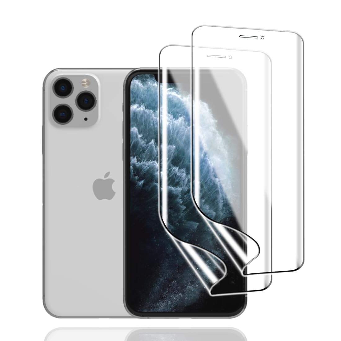Film De Protection écran Hydrogel TPU Pour IPhone 17 Pro (2 Pièces) - HD, Auto-réparant, Compatible Empreinte Et Face ID - 5
