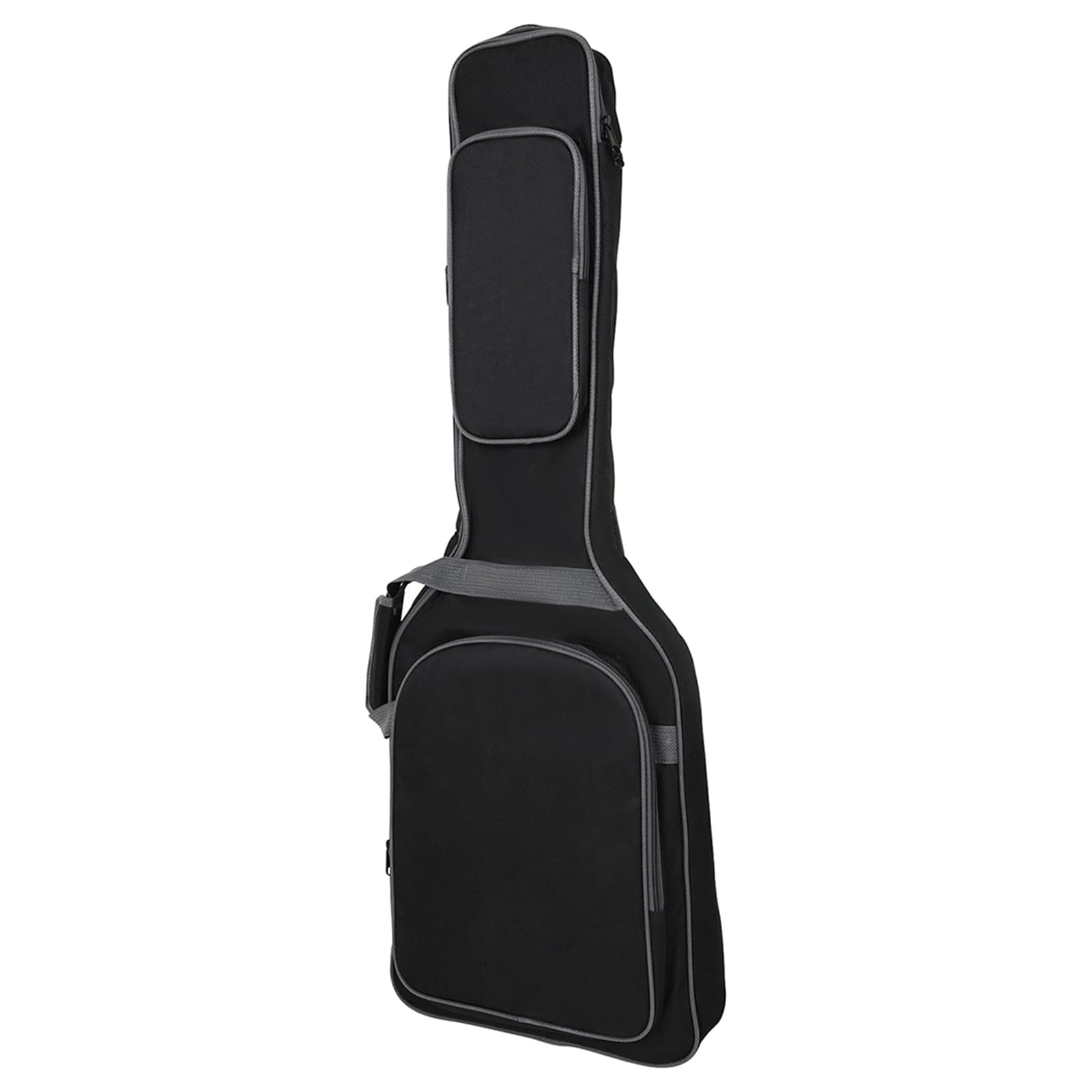 Mochilas para guitarra eléctrica, tela de algodón Oxford resistente al agua con correa acolchada para el hombro y múltiples bolsillos de almacenamiento