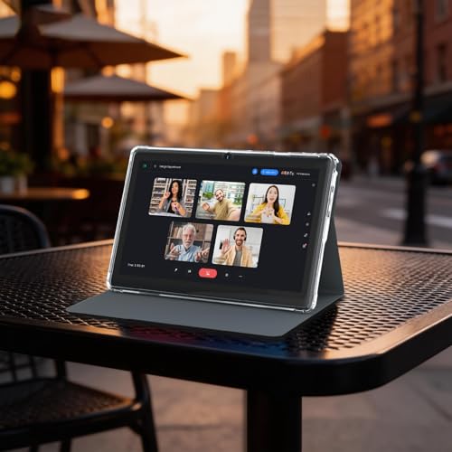 Image of HOTTABLET Tablet 7Inch Android 14.0 with Protective Case, 8GB(3+5GB Expand) RAM+ 32GB ROM, IPS Screen, Dual Camera, Bluetooth 5.0 WiFi Tab (Black)