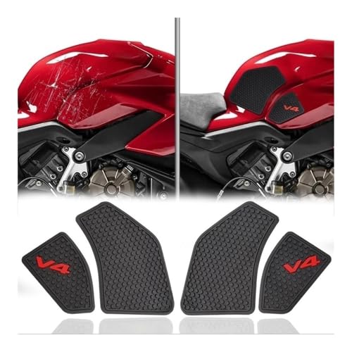Protège réservoir carburant V4 grip genouillères 2018 2019 2020 - 4