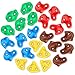TOPNEW 25PCS Rock Climbing Holds for Kids, Large Climbing Holds for Play Set, Swingset - Adult Rock Wall Holds with Mounting Hardware for Indoor Outdoor Rock Climbing Wall