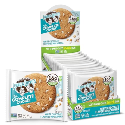 Lenny & Larry'S 83534 The Complete Cookie, White Chocolaty Macadamia cover