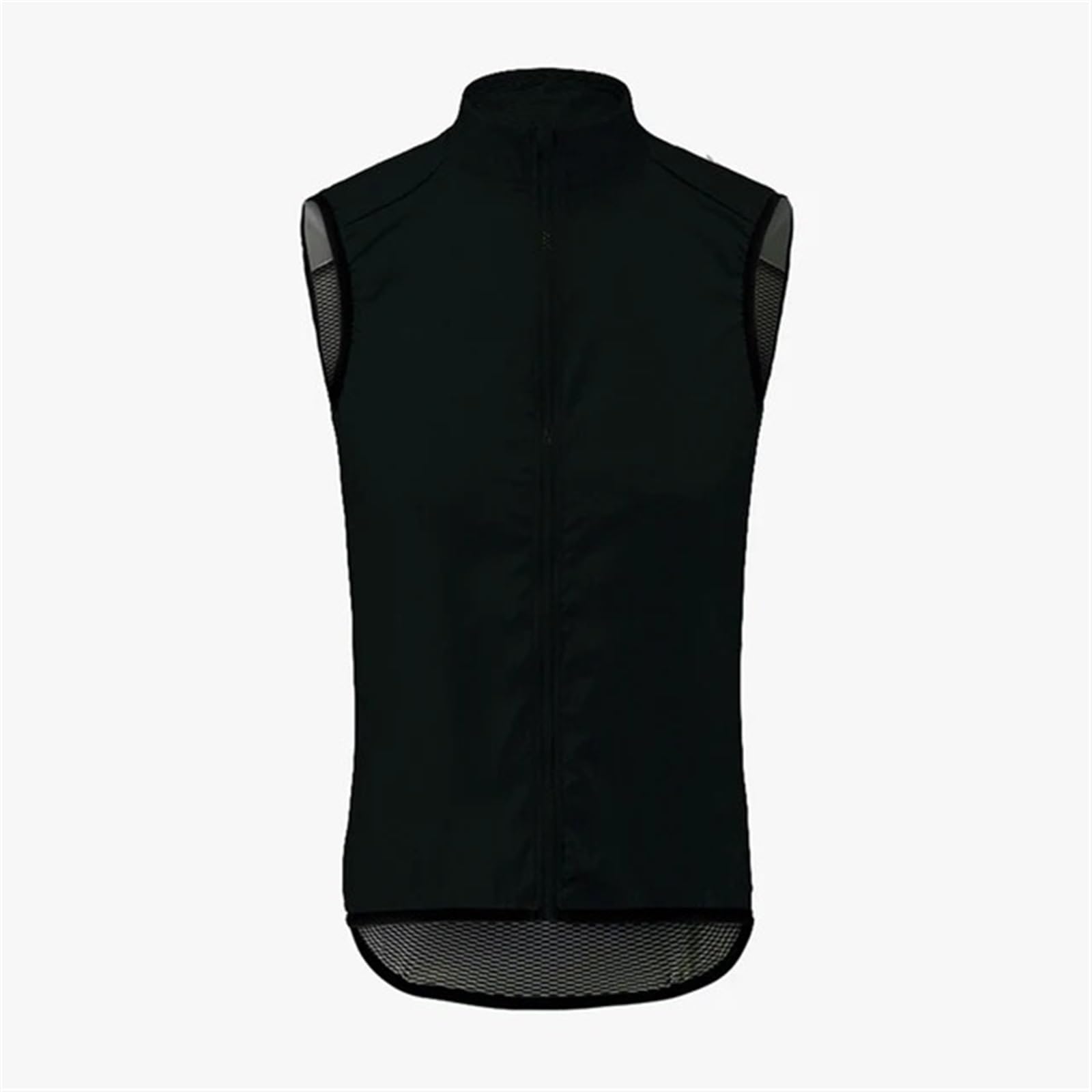 Gilet Ciclismo Uomo Gilet da Ciclismo Estivo da Uomo Antivento Impermeabile da Ciclismo Senza Maniche Gilet da Bici Abbigliamento da Ciclismo Ultraleggero(Black,EU-M)