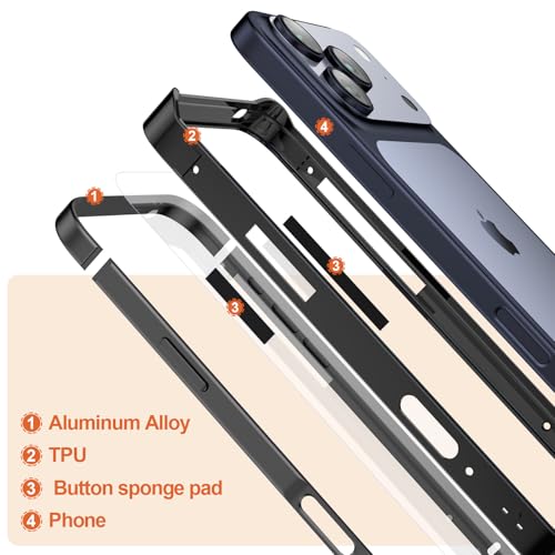 Coque iPhone 17 Pro Max bord surélevé protection écran antichoc