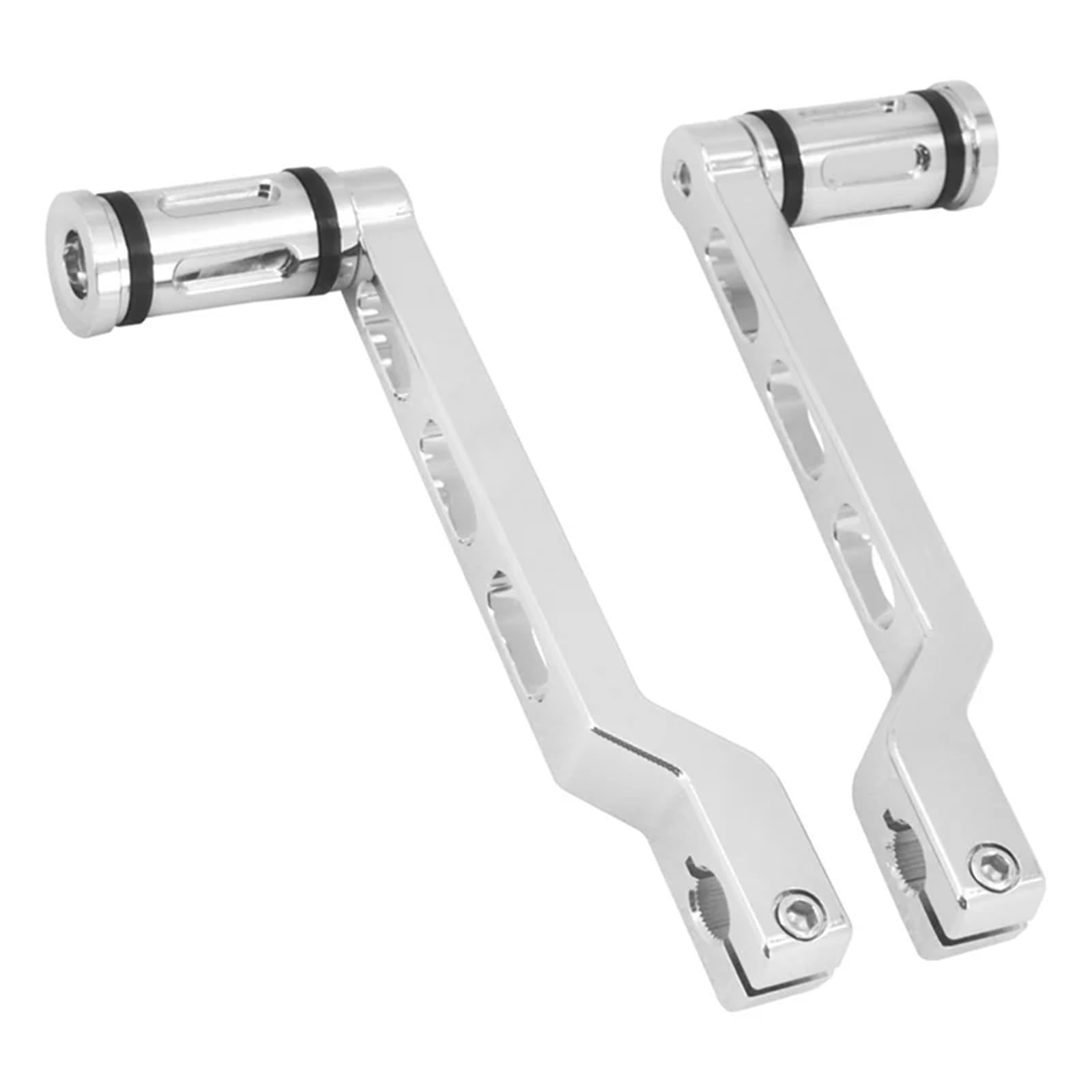 Xinqqdc Electroplating Shift Peg Motorcycle Gear Shift Lever Footpegs Heel Toe Shifter Pedals Fit For Touring Plating Metal Gear Shifter Shift Lever(Electroplating)
