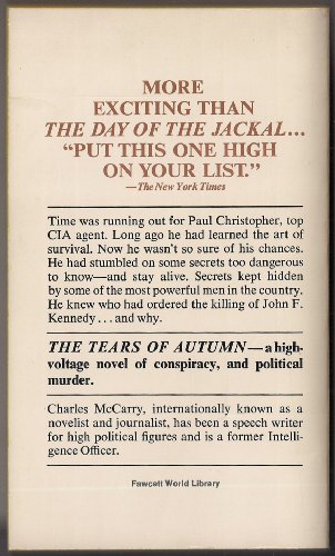 The Tears Of Autumn 0340204524 Book Cover