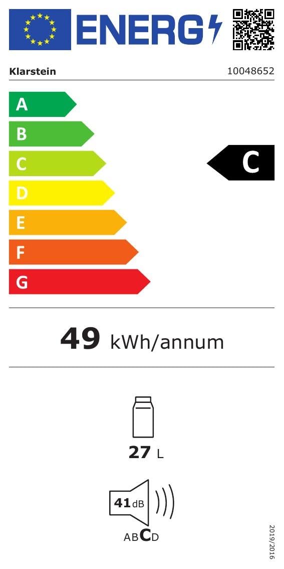 Klarstein Arctiq Uno tragbarer Kühlschrank 27 L – Kompressor-Kühlschrank -20 bis 20 °C, digitales Bildschirm, 12 V/230 V, kompakt für Camping und Reisen