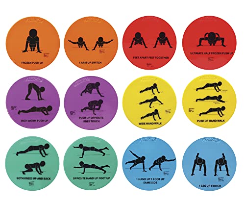 Sportime Strength Spots, 10 Inches, Set of 12 - 1403355,Assorted Colors image 2