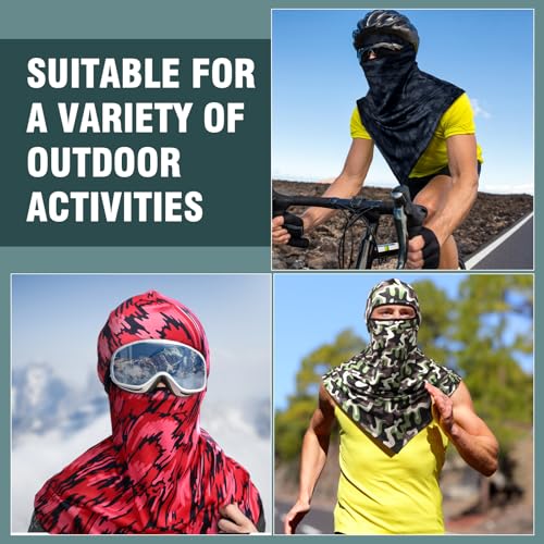 Image of Balaclava Full Face Masks Summer Balaclava Long Face and Neck Cover Breathable Sun Protection for Men Women