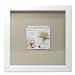 Lawrence Frames Shadow Box Frame with Linen Inner Display Board, 12 by 12-Inch, White
