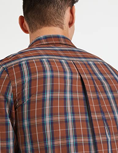 Image of Amazon Brand - Symbol Men's Cotton Checkered Regular Fit Casual Shirt