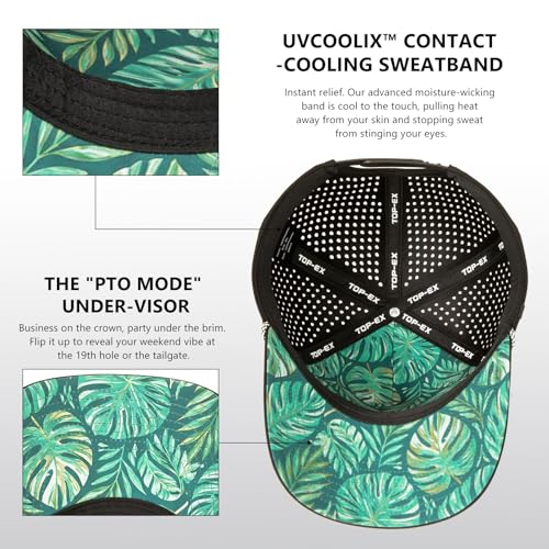 Image of TOP-EX Men's Cooling Golf Hat, Big Heads Tactical USA Flag Waterproof Cap