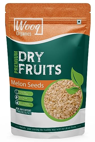 Image of Wooq Organics Melon Seeds 1kg, Raw Muskmelon Seeds, Kharbooj Seed