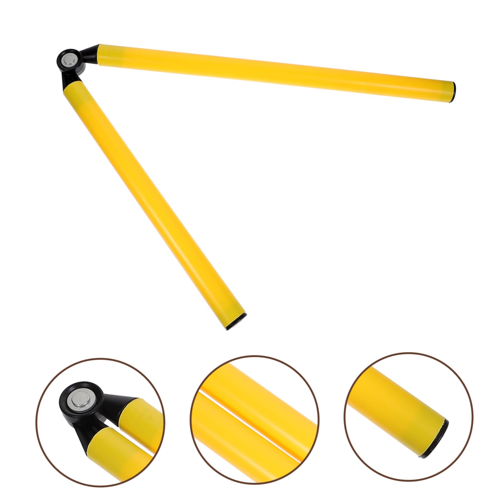 Poste de Entrenamiento Rugby glop Game Football balón de fútbol Agilidad Postes de Futbol Poste de Vallas de fútbol Material de Futbol para Entrenar Abdominales Yellow