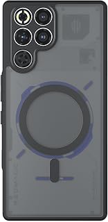 GIOPUEY - Funda para Nubia Red Magic 11 Pro, parte trasera mate de PC + TPU parachoques a prueba de golpes, color negro