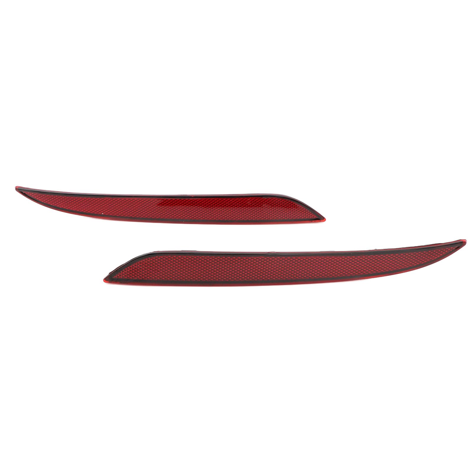 KIMISS Remplacement du Pare-Chocs Arrière, Lentille Rouge pour 2017-2023, Réflecteur de Pare-Chocs Arrière avec Numéro D'OE 1077406-00 - F (à Gauche) et 1077407-00 - F (à Droite)