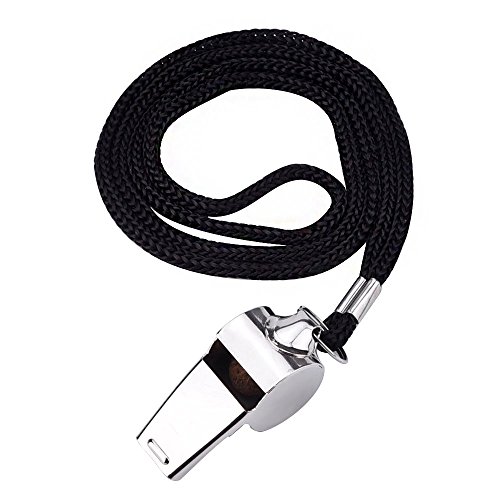 Silbatos deportivos de entrenador EBOOT con pulsera en espiral, pack 2 miniatura 4