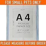 Dog and Puppy Training Pads, 25 Pack Potty Pads, Dog Pads Diapers Leak-Proof 6-Layer Pee Pads with Thicker Materials with Quick-Dry Surface for Potty Training – S Size for Small Dogs