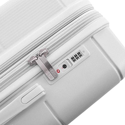Image of HEYS NEO Range White 26 inch Medium Hard Luggage