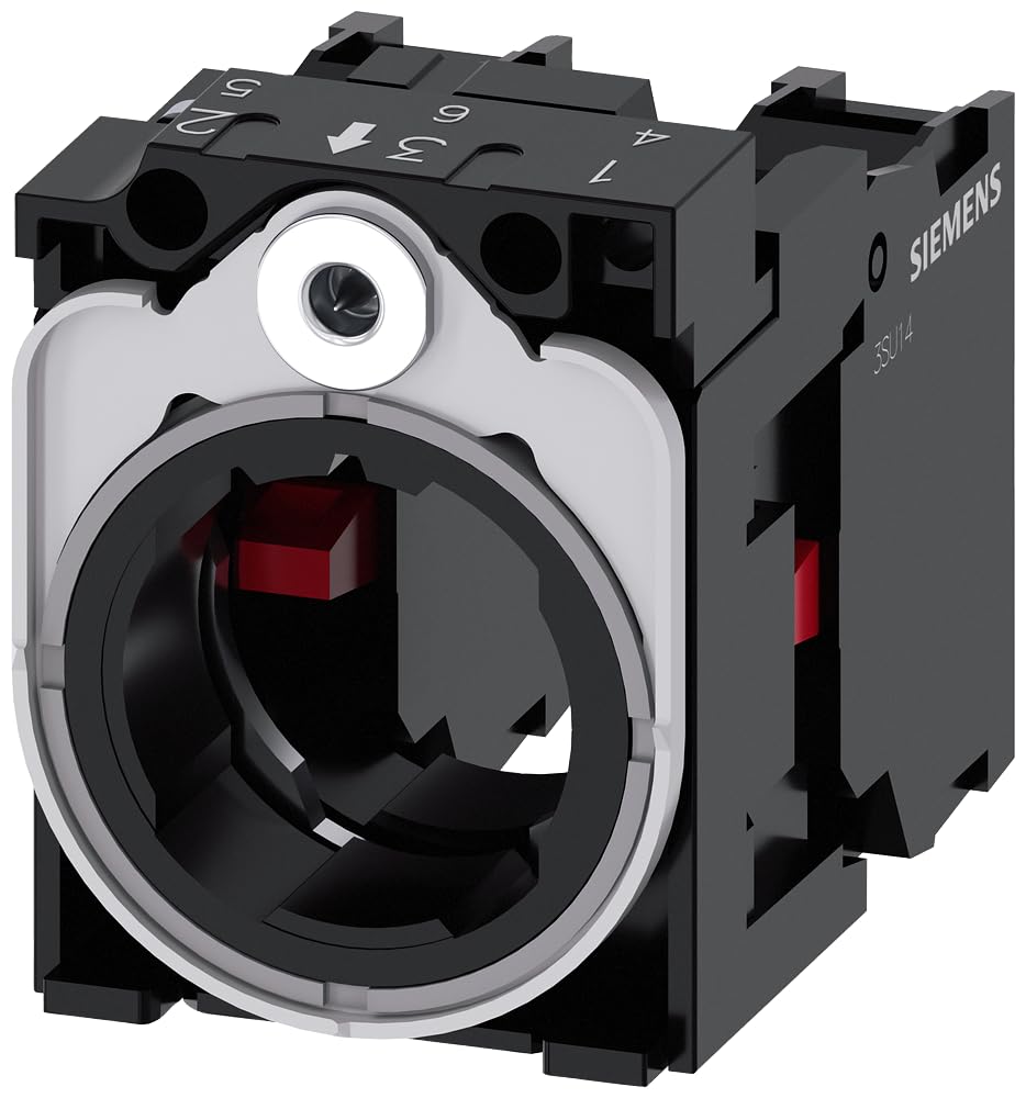 Siemens 3SU1550-1AA10-1PA0 support pour 3 modules bouton poussoir métal raccord à vis