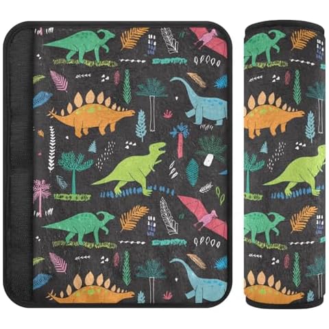 Funny Dinosaurs Seat Belt Cover for Comfort Cover