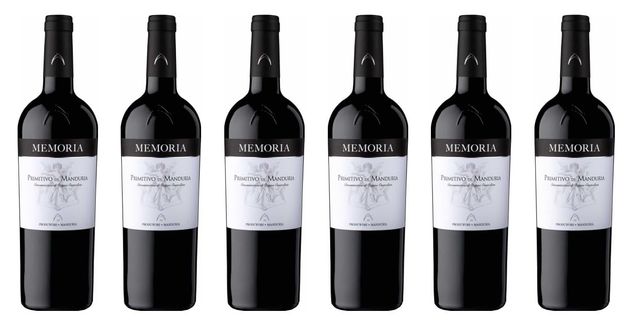 Primitivo di Manduria 'Memoria' Produttori di Manduria cl 75 14% Box da 6 bottiglie