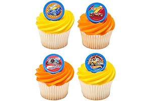 Hot Wheels Cupcake Toppers with Play Time Cars