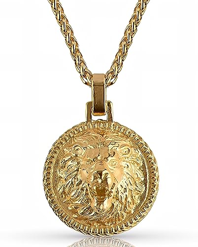 Forge & Foundry Men's Lion Pendant with Adjustable 21