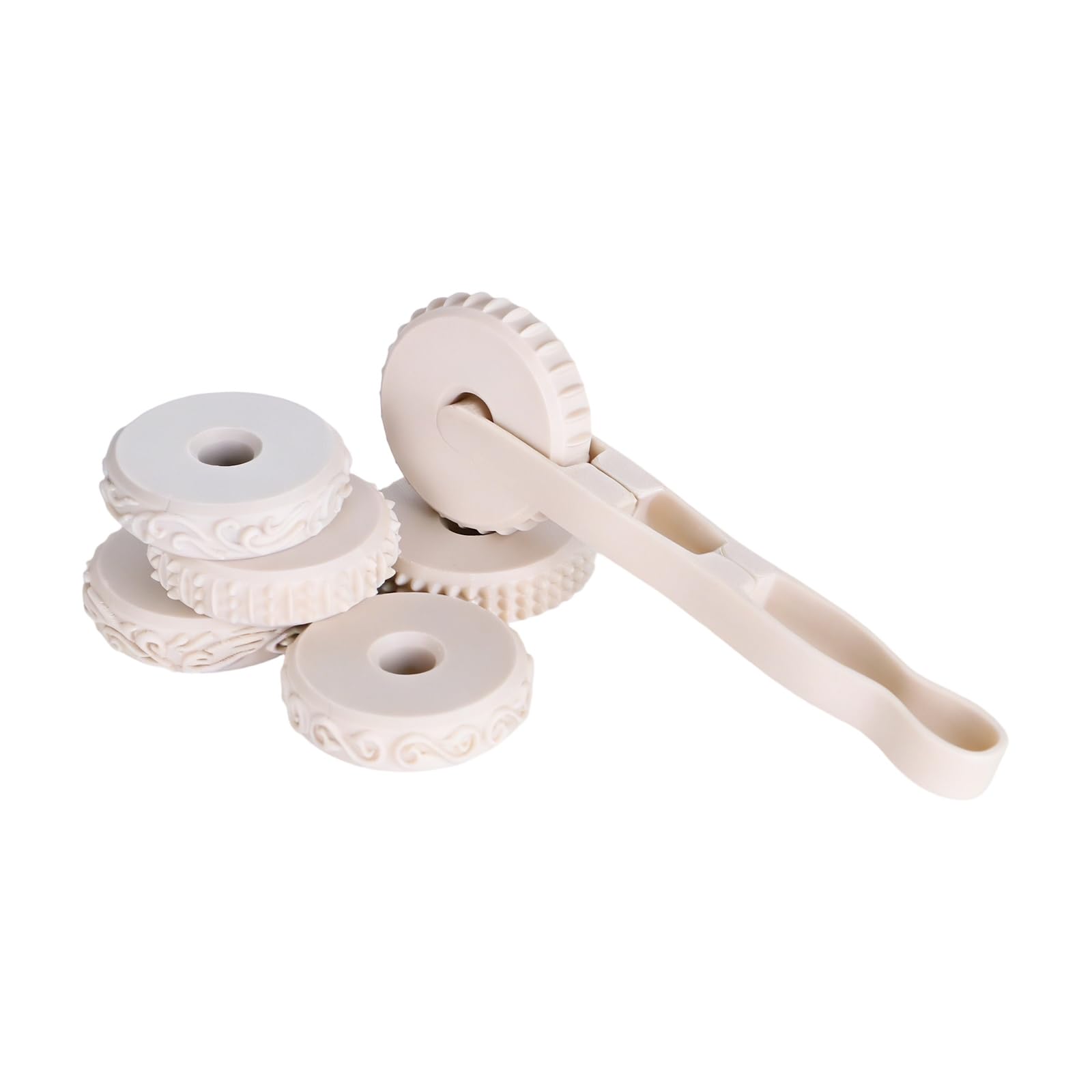 NEWFT Pottery Decorating Wheel for Enhancing Clay Polymers Clay and Ceramic Projects with Intricate Pattern Polylactic Acid Rollers Wheel