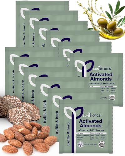 Image of Sunbiotics Activated Organic Sprouted Almonds - Truffle & Herb, Pack of 12