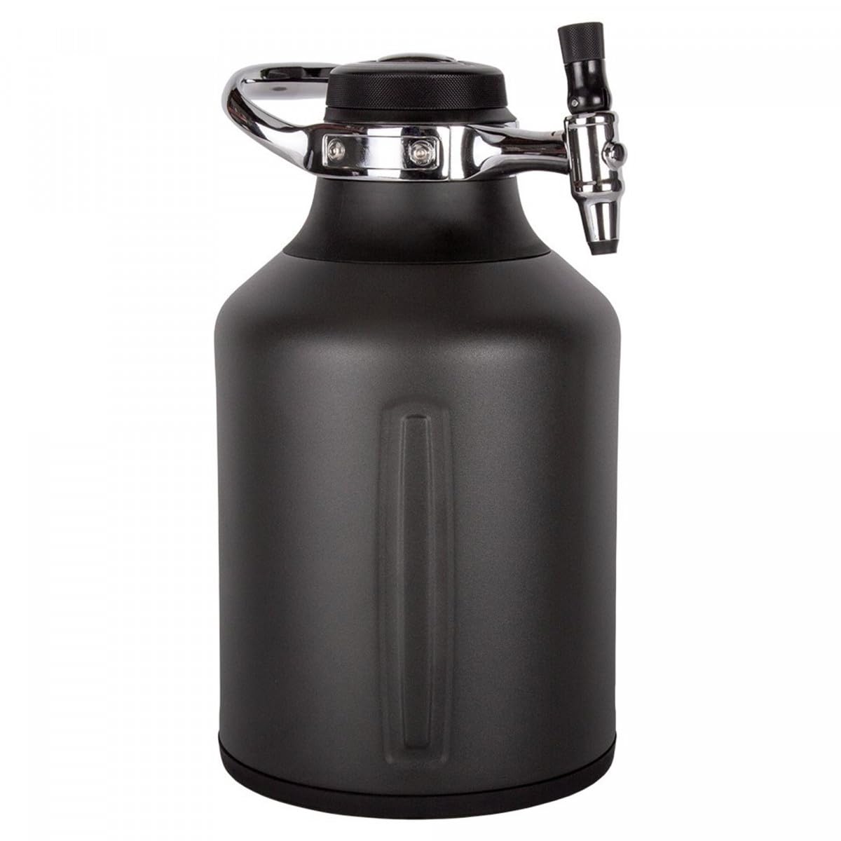 GrowlerWerks uKeg Go - Dispensador de bebidas carbonatadas para cerveza, soda, sidra, Kombucha y cócteles, 120 onzas, tungsteno