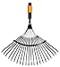 Fiskars Balai à Feuilles, Tête D'outil Quikfit, 20 dents, Largeur: 56 cm, dents en Acier, Noir/Orange, Quikfit, 1000644