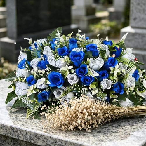 Fleurs de cimetière pour lieu de tombe résistantes aux UV et intempéries
