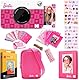 Kodak x Barbie Printomatic Sofortbildkamera – Geschenk-Bundle: Iconic Style + Barbie Kameratasche, Fotoalbum, Sticker, Hängerahmen, 50 Sticker & Zink-Papier (20 Blatt)