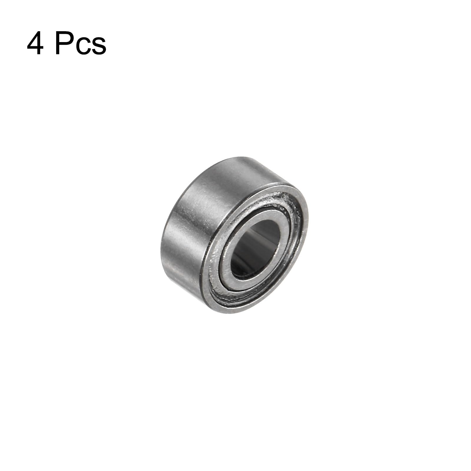 QUARKZMAN MR84-2RS 4 x 8 x 3 mm kogellagers x 10 stuks, chroomstaal voor machines en gereedschappen, dubbel verzegeld