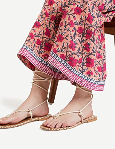 Image of Amazon Brand - Myx Women's High Rise Cotton Relaxed Fit Palazzo (Available in Plus Sizes)
