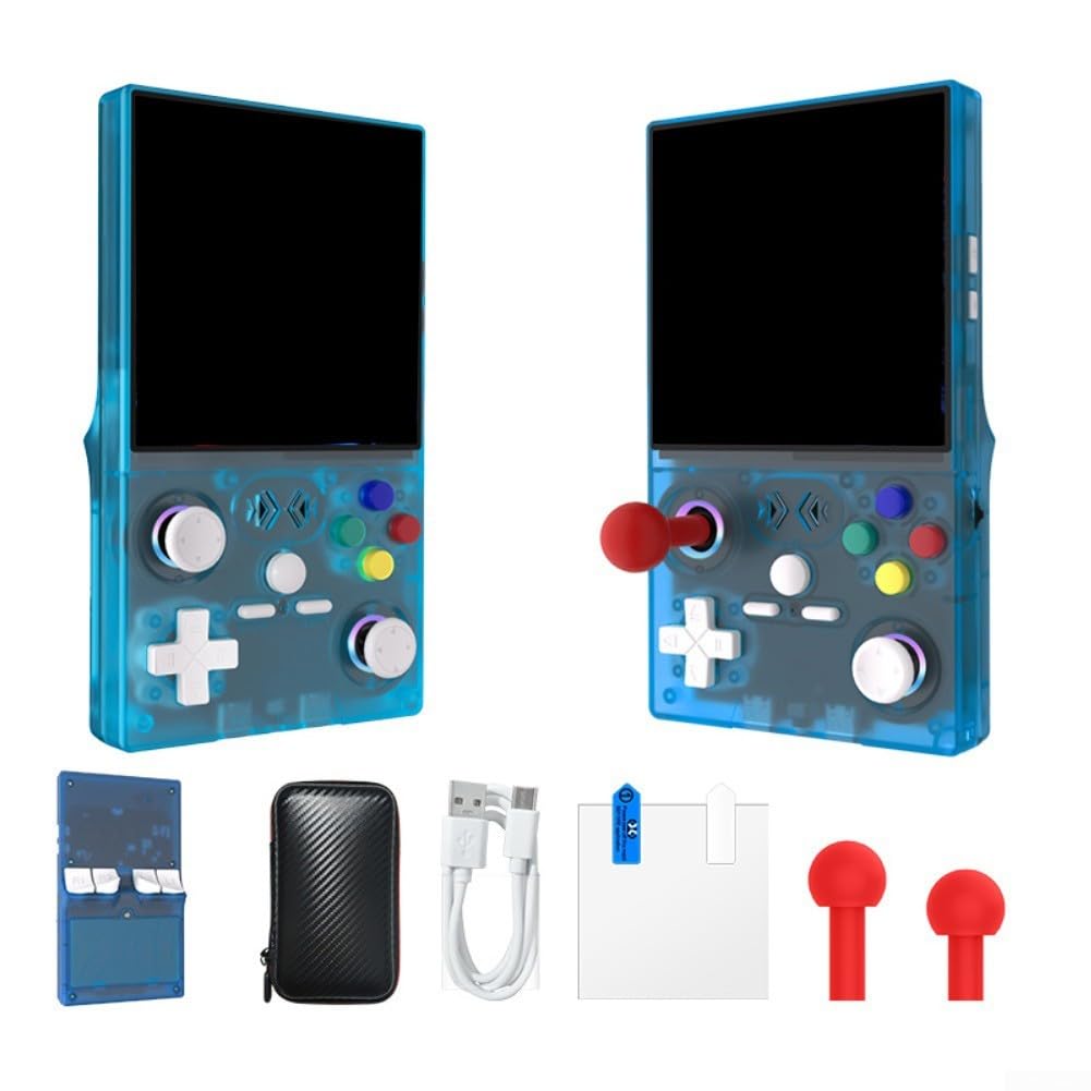 Consola de juegos portátil HD WiFi de 4 pulgadas: diversión multijugador en cualquier lugar (azul)