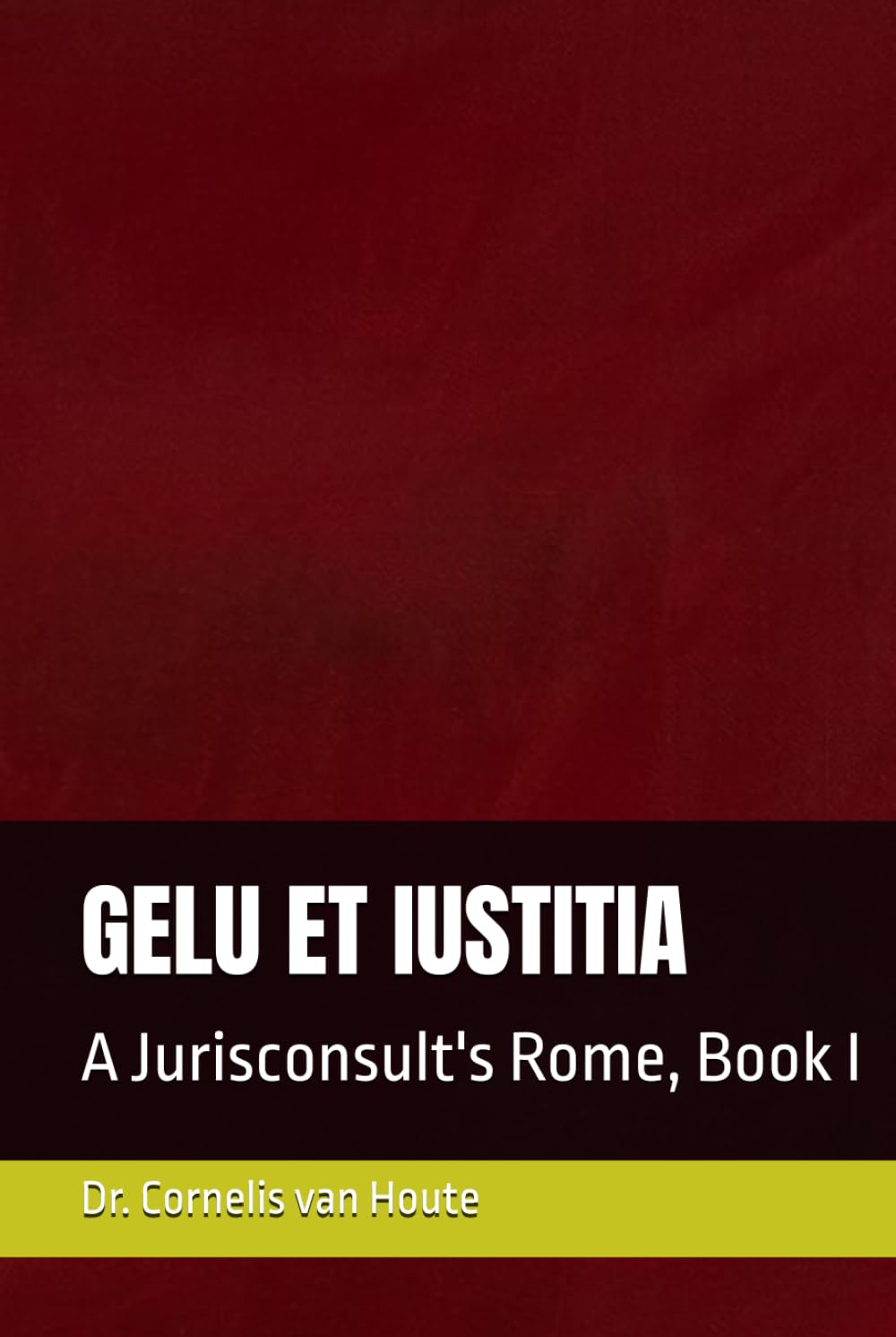 GELU ET IUSTITIA: A Jurisconsult's Rome, Book I (Roman Law Series)
