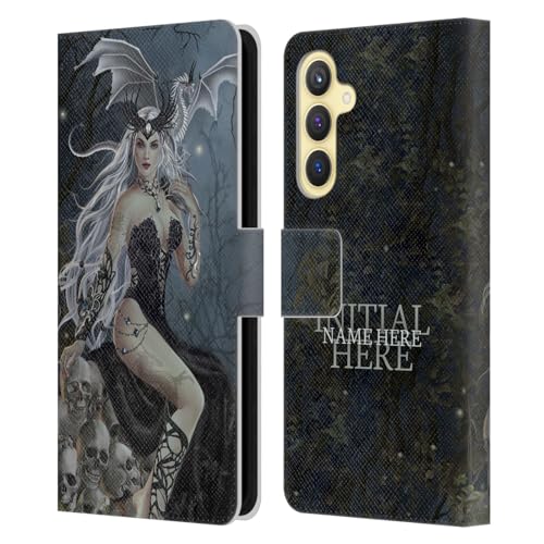 Coque en Cuir Samsung Galaxy S23 FE 5G Nene Thomas Étui Portefeuille Personnalisé Dragon de la Reine