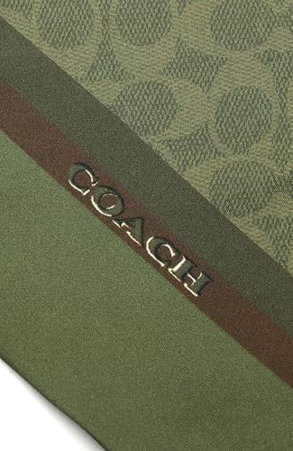 Coach stacked tabby printed wide silk skinny4