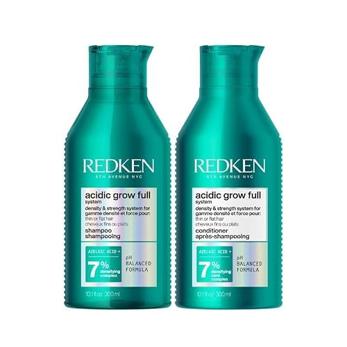 Image of Redken DUO Acidic Grow Full System Densifying Shampoo 300ml & Conditioner 300ml